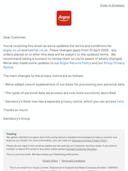 Email Inspiration from Argos