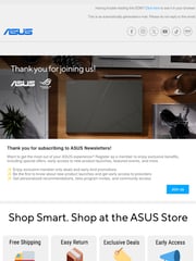 Email Inspiration from ASUS United States