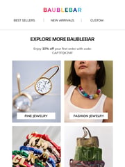 Email Inspiration from BaubleBar