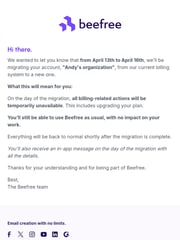 Email Inspiration from Beefree
