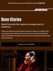 Email Inspiration from Bose