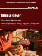 Email Inspiration from Bose