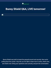Email Inspiration from bunny.net ?