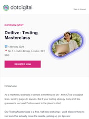 Email Inspiration from Dotdigital Events