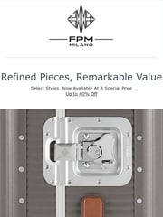 Email Inspiration from FPM Milano