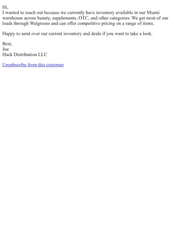 Email Inspiration from Hack Distribution LLC