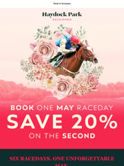 Email Inspiration from Haydock Park Racecourse