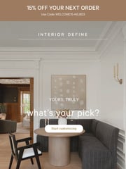 Email Inspiration from Interior Define