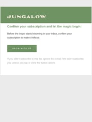Email Inspiration from Jungalow