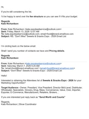 Email Inspiration from Kate Richardson