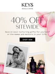 Email Inspiration from Keys Soulcare