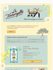Email Inspiration from La Tourangelle