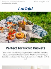 Email Inspiration from Lactaid