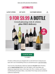 Email Inspiration from Laithwaites