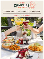 Email Inspiration from Lazy Dog Restaurant & Bar