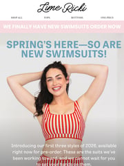 Email Inspiration from Lime Ricki Swimwear