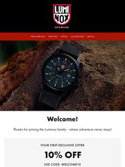 Email Inspiration from Luminox Watches