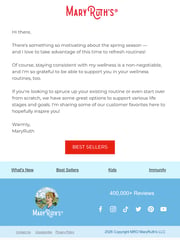 Email Inspiration from MaryRuth's