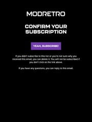 Email Inspiration from ModRetro