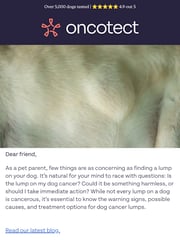 Email Inspiration from 🐶 Oncotect