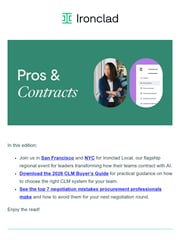 Email Inspiration from Pros & Contracts