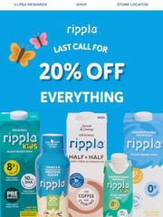 Email Inspiration from Ripple Foods