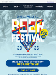 Email Inspiration from Selhurst Park