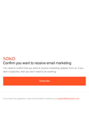 Email Inspiration from SOKO