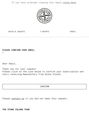 Email Inspiration from Stoneisland.com