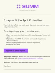 Email Inspiration from Summ