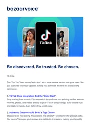 Email Inspiration from The Bazaarvoice Team