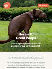 Email Inspiration from The Farmer’s Dog
