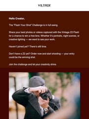 Email Inspiration from Viltrox Store