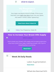 Email Inspiration from What To Expect ?