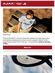 Email Inspiration from AFC Ajax