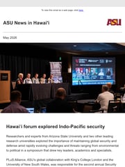 Email Inspiration from ASU in Hawaii