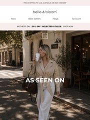 Email Inspiration from Belle & Bloom