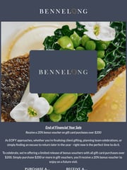 Email Inspiration from Bennelong