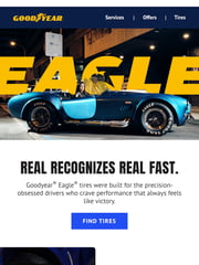Email Inspiration from Goodyear