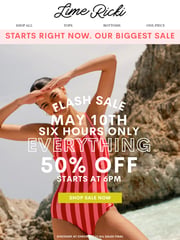 Email Inspiration from Lime Ricki Swimwear