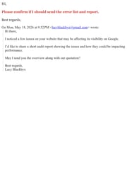 Email Inspiration from Lucy Blackbyx