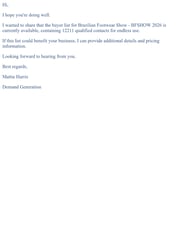 Email Inspiration from Mattie Harris