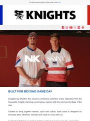 Email Inspiration from Newcastle Knights Partners