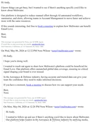 Email Inspiration from Nora Wilson