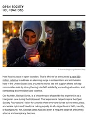 Email Inspiration from Open Society Foundations