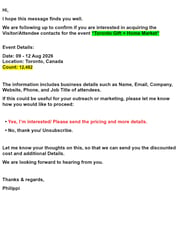 Email Inspiration from Philippi
