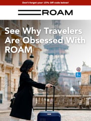 Email Inspiration from Roam Luggage