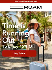 Email Inspiration from Roam Luggage