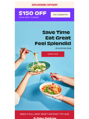 Email Inspiration from Splendid Spoon