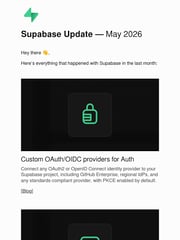 Email Inspiration from Supabase